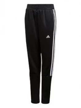 Image of Adidas Youth 3 Stripe Tiro Pants - Black/White