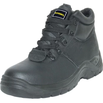 Image of SSF01 Mens Size 6 Black Safety Boots - Sitesafe