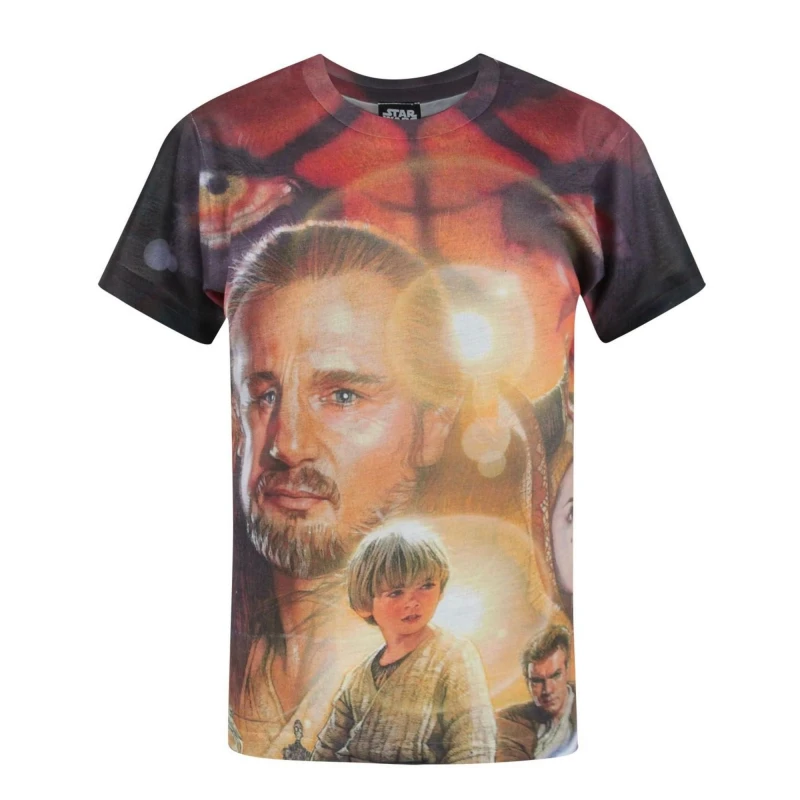 Image of (11-12 Years) Star Wars Short Sleeved T-Shirt (Boys White)