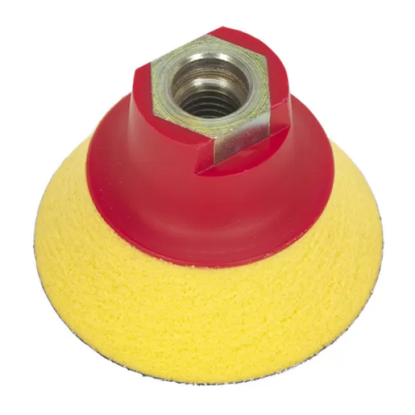 Image of Genuine SEALEY PTCBPV4S Hook & Loop Ultra Soft Backing Pad Ø70mm M14 x 2mm