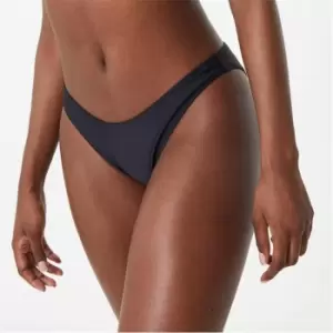 Image of Jack Wills Eco High Rise Tanga Bikini Bottoms - Black