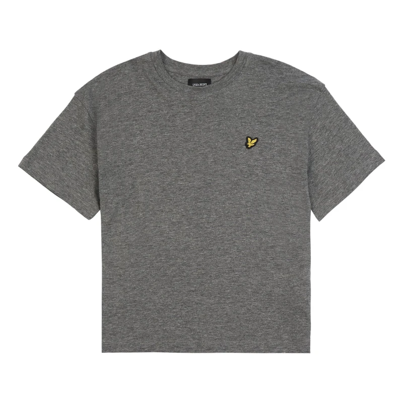 Image of Lyle and Scott Lyle and Scott Oversized T-Shirt Junior Boys - Grey Grey 7 - 8 Years
