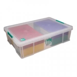 Image of StoreStack 37 Litre Clear W680xD440xH170mm Storage Box RB75899