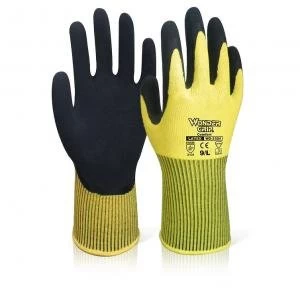 Image of Wonder Grip WG 310H Comfort Hi Vis Glove Medium Yellow Ref WG310HSYM