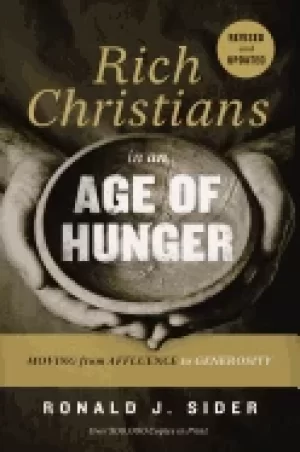 Image of rich christians in an age of hunger moving from affluence to generosity