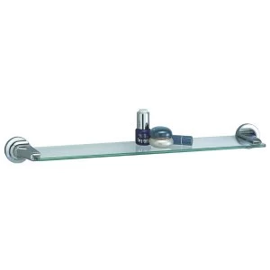 Image of Sabichi Milano 50cm Glass Bathroom Shelf