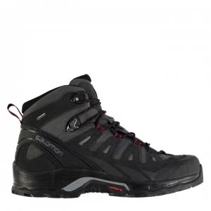 Image of Salomon Quest Prime GTX Mens Walking Boots - Magnet/Blk/Red