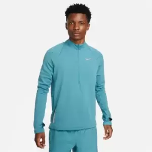 Image of Nike Therma-FIT Run Division Element Mens 1/2-Zip Running Top - Blue
