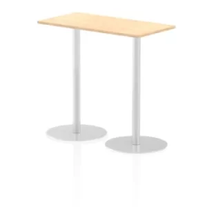 Image of Italia Poseur Table Rectangle 1200/600 Top 1145 High Maple