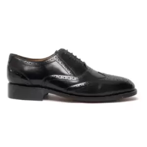 Image of Amblers Ben Leather Soled Shoe / Mens Shoes (7.5 UK) (Black)