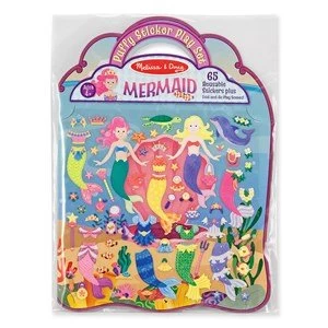 Image of Melissa and Doug Reusable Puffy Stickers Farm