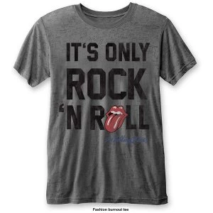 Image of The Rolling Stones - It's Only Rock n' Roll Unisex Medium T-Shirt - Grey