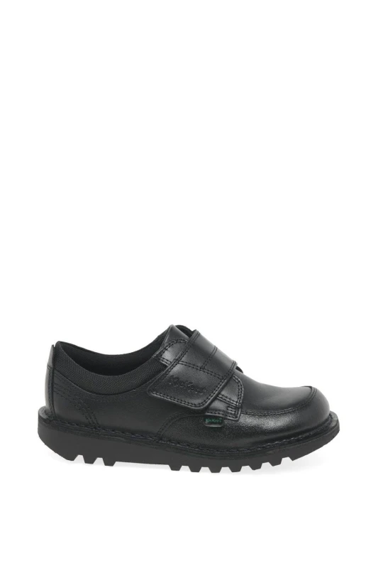 Image of Kickers Kick Scuff Lo boys's Trainers in Black