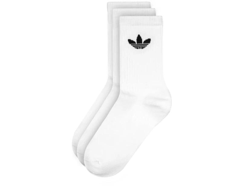 Image of Adidas Originals Crew 3er Pack Socks White XL