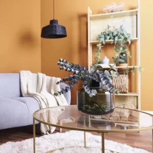 Image of Kora Black Cane Pendant Ceiling Light