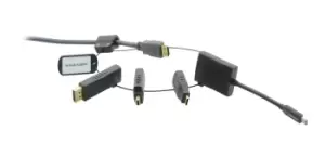 Image of Kramer Electronics AD-RING-5 video cable adapter Black