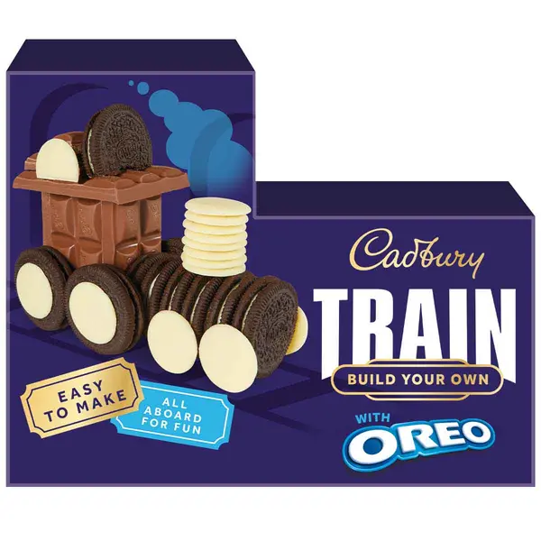 Image of Cadbury Gifts Direct Cadbury Dairy Milk & OREO Train Kit TRAIN