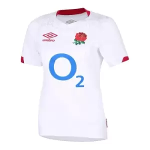 Image of Umbro England Rugby Shirt 2021 2022 Ladies - White