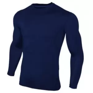 Image of Carta Sport Childrens/Kids Long-Sleeved Base Layer Top (S) (Navy)