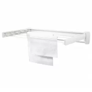 Image of Wall-Mounted Airer Telegant Plus 70 White 83201 - White - Leifheit