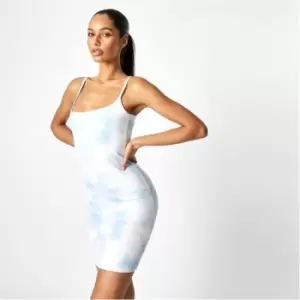 Image of Slazenger x Sophia & Cinzia Strappy Bodycon Mini Dress - Blue