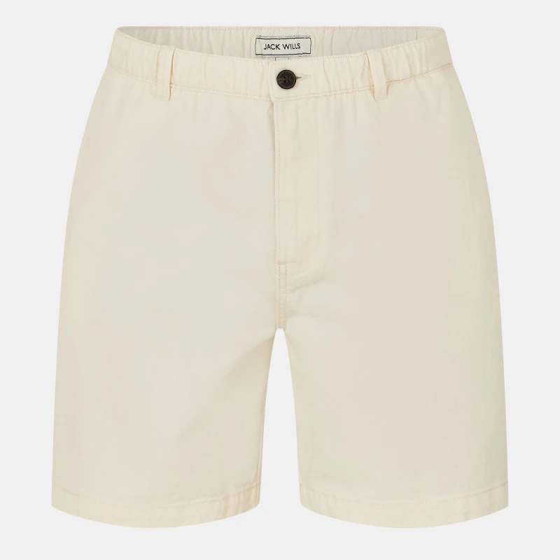 Image of Jack Wills Twill Short mens Bone White male S