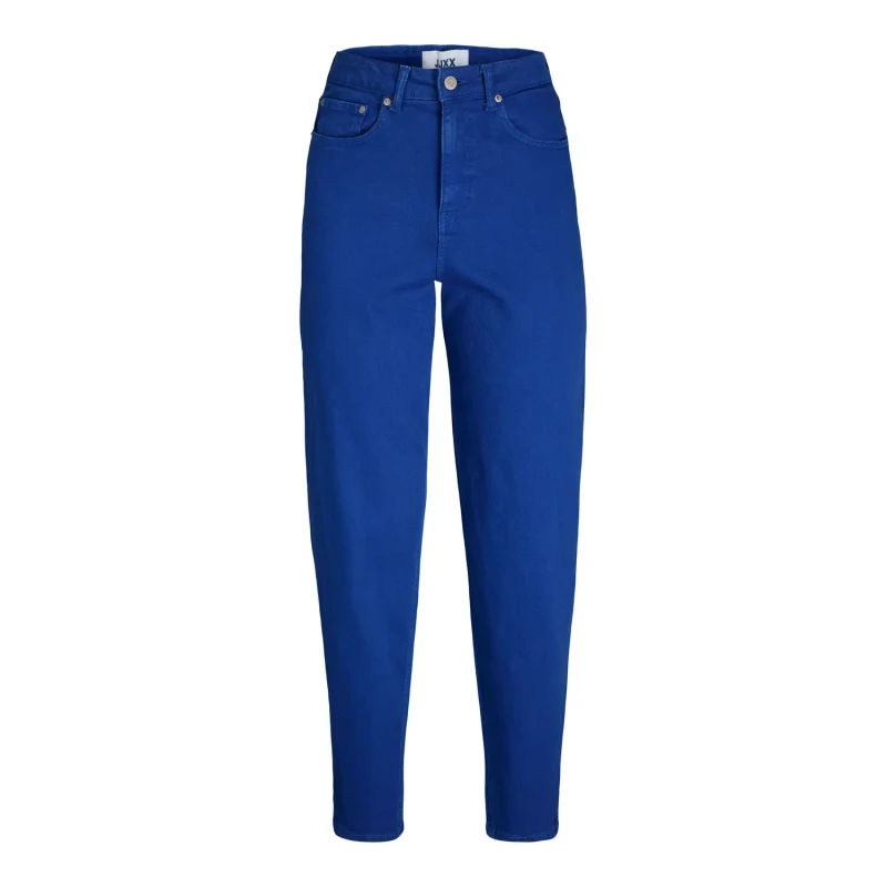 Image of jack & jones Jeans mom high waist woman Jack & Jones Lisbon RA Color SN Bleu Female 30x30