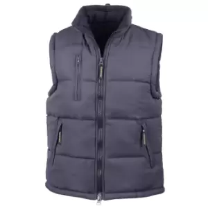 Image of Result Mens Ultra Padded Bodywarmer Water Repellent Windproof Jacket (S) (Navy Blue)