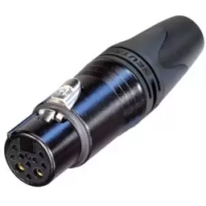 Image of Neutrik NC10FXX-14-B XLR connector Connector, straight Number of pins: 10 Black