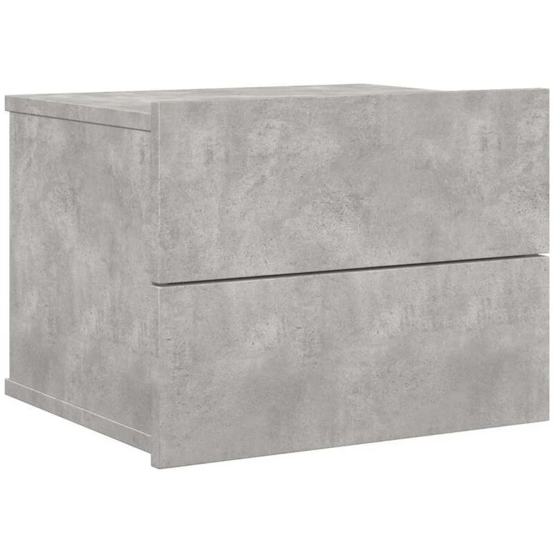 Image of VIDAXL Bedside Cabinet Concrete Grey 40x30x30cm Engineered Wood Vidaxl 8719883816562