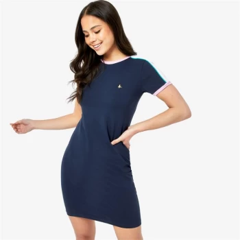 Image of Jack Wills Harlech Ringer Dress - Navy CS