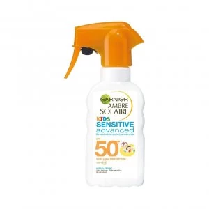Image of Garnier Ambre Solaire Kids Sensitive Advanced Sun Protection SPF50+ 200ml Spray