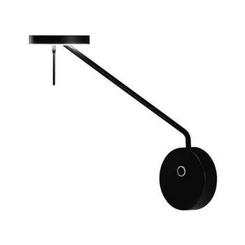 Image of Leds-c4 Grok Lighting - GROK Invisible Reader Large Wall Lamp Reader Arm Light Long LED Warm-White 2700K Black