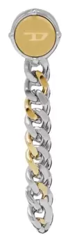 Image of Diesel DX1353931 STEEL Single Statement Mens Chain Earring Jewellery