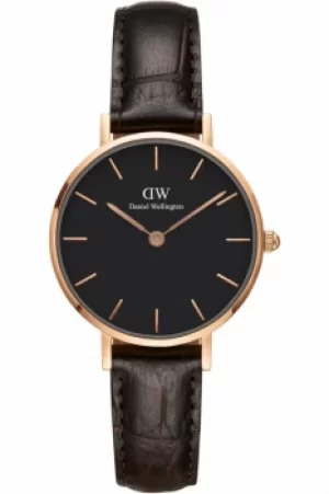 Image of Ladies Daniel Wellington Classic Petite 28 York Black Watch DW00100226