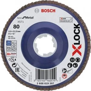 Image of Bosch Accessories 2608619207 Ø 115mm Grit size 80