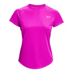Image of Under Armour Stripe T Shirt Ladies - Pink