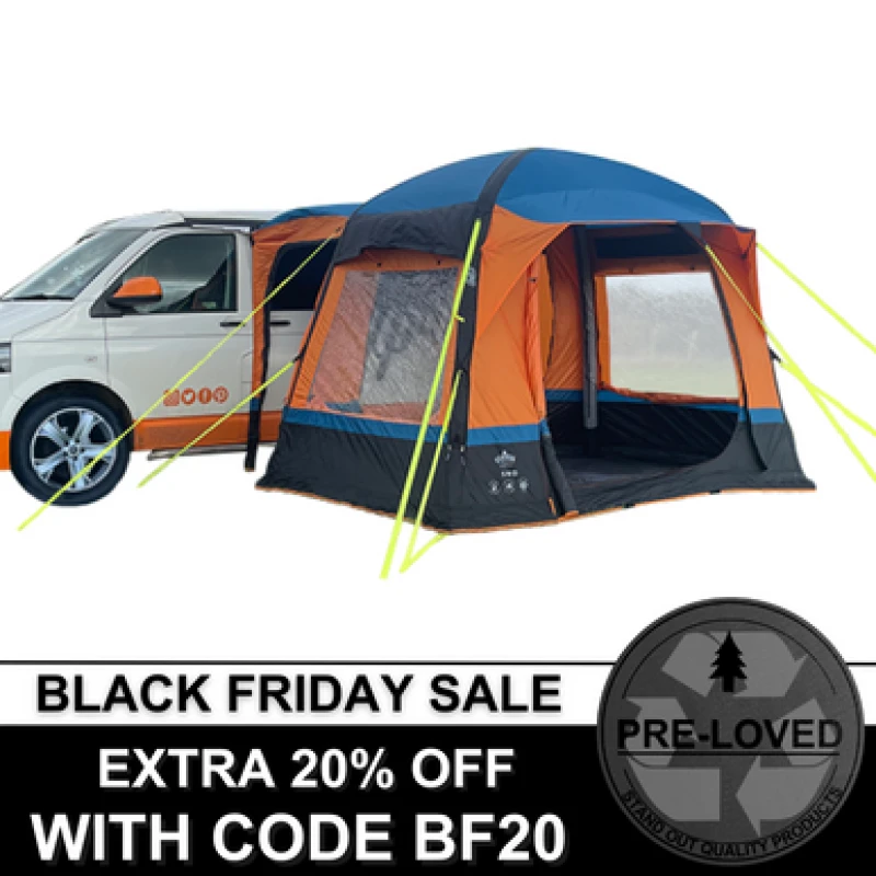 Image of OLPRO Ltd Uno Breeze v2 Campervan Awning (Orange) Orange unisex