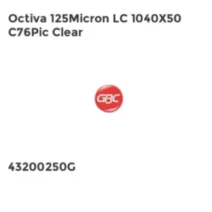 Image of Octiva 125Micron LC 1040X50 C76Pic Clear