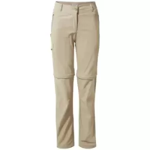 Image of Craghoppers Womens Nosi Life Pro Convertible Zip Off Pants 18S - Waist 34' (86cm), Inside Leg 28'