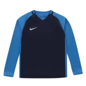 Image of Nike Trophy III Long Sleeve T Shirt Junior - Blue