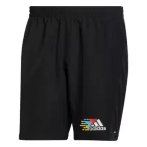 Image of adidas Signature Shorts Mens - Black