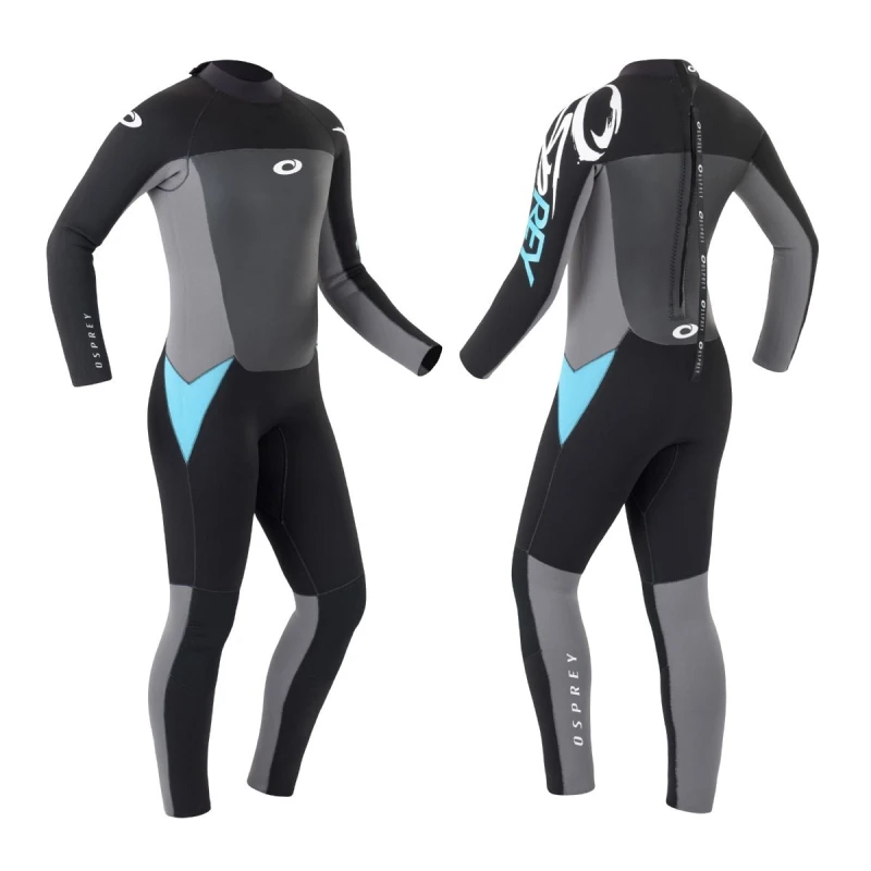 Image of Osprey Action Sports Womens Origin Wetsuit Full Length Neoprene Wetsuit Size Blue Size: Small Blue Unisex S