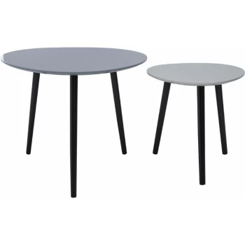 Image of Premier Housewares - Nostra Set of 2 Traingular Nesting Tables
