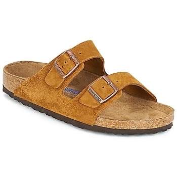 Image of Birkenstock ARIZONA SFB mens Mules / Casual Shoes in Brown,9.5,10.5
