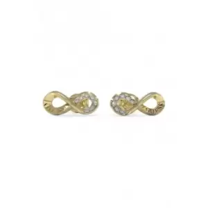 Image of Ladies Endless Dream Gold Earrings UBE03262YG
