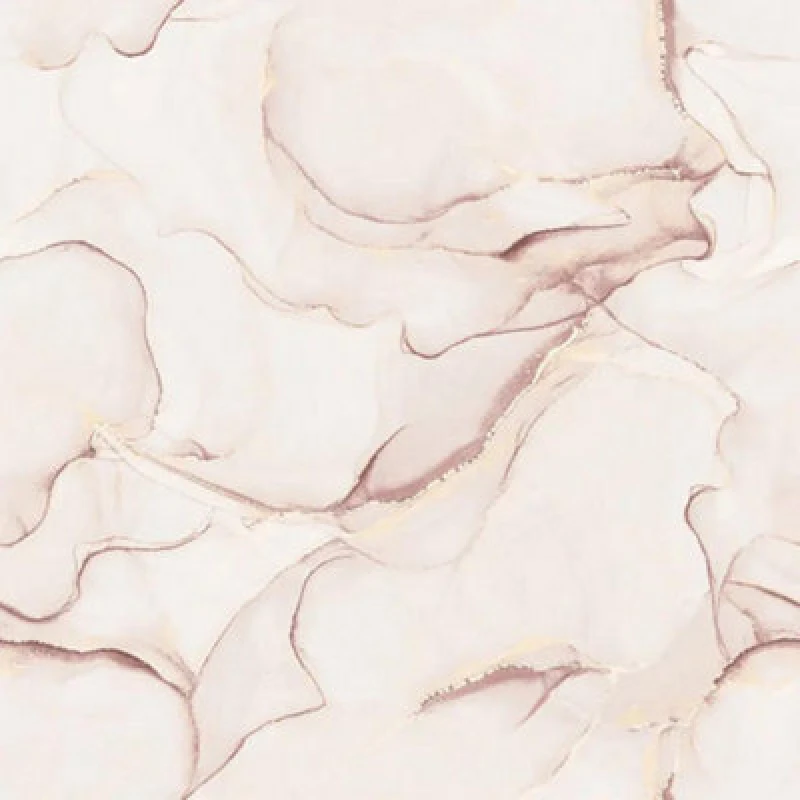 Image of MURIVA Elysian Marble Pink Wallpaper Modern Metallic Gold Effect Feature Wall - Muriva WL-212514
