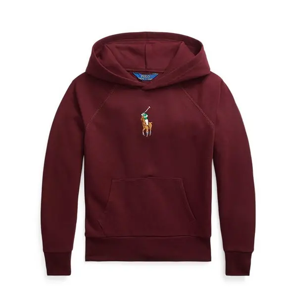 Image of Polo Ralph Lauren Centre Logo Hoodie Junior - Purple S