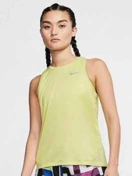 Image of Nike Running Miler Tank - Limelight , Limelight Size M Women