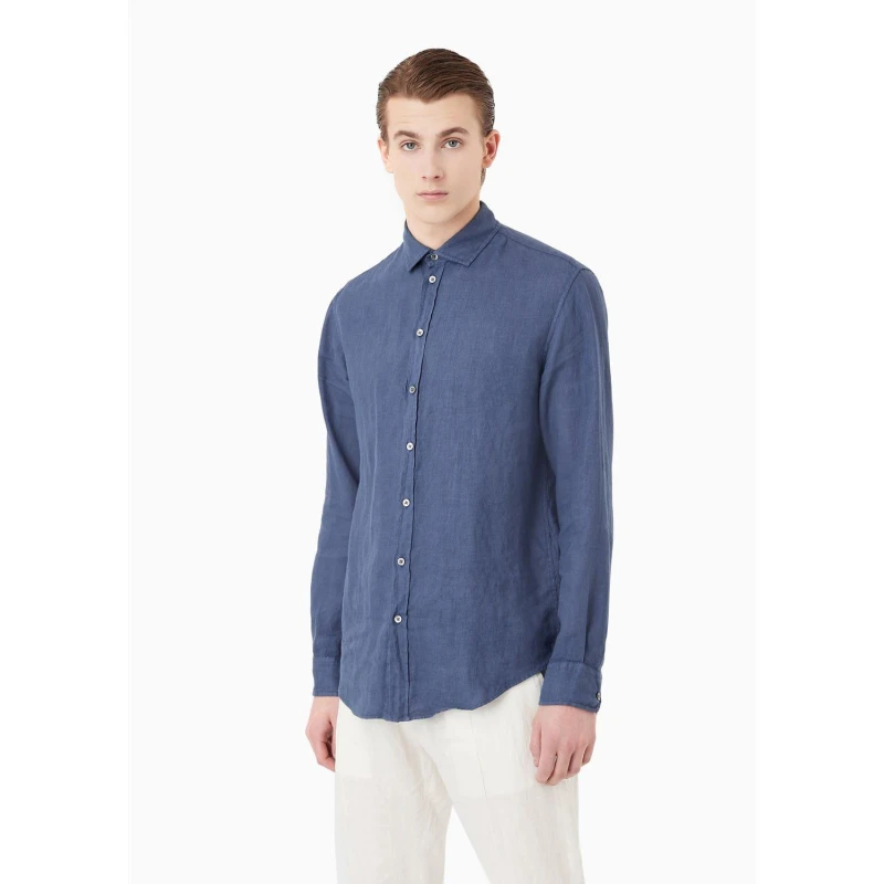 Image of Emporio Armani Shirt Blue male S